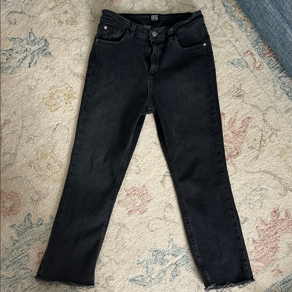 BDG Women's Black Straight Leg Jeans